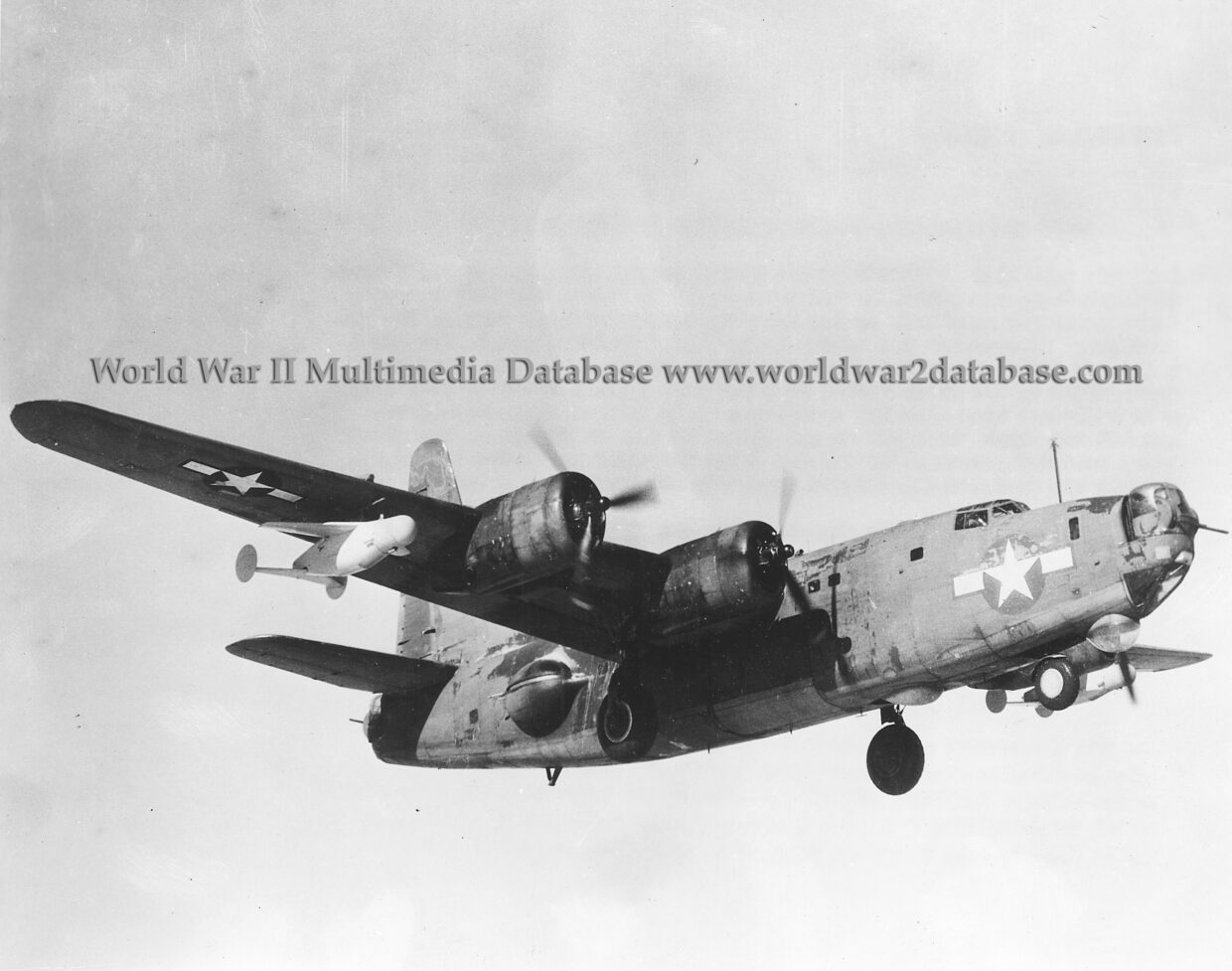 PB4Y-2 with SWOD Mark 9 “Bat“ Bombs