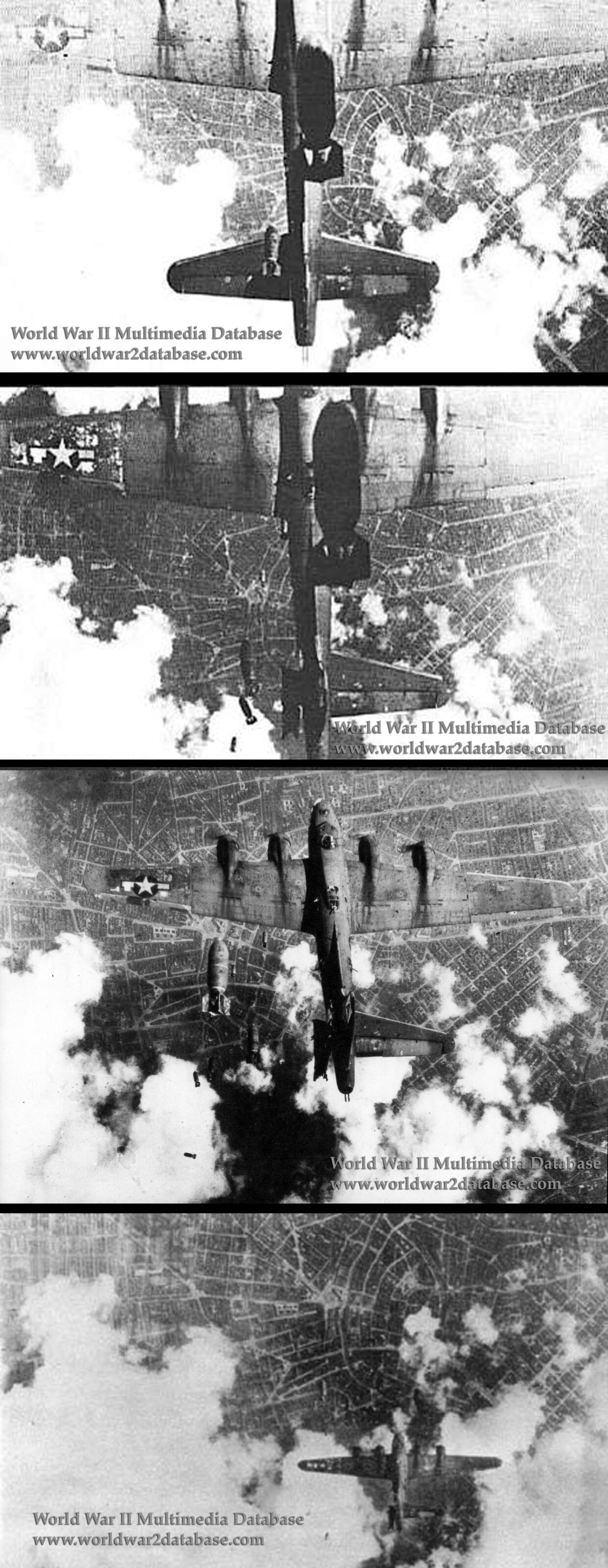 B-17G Destroyed by Bomb Strike