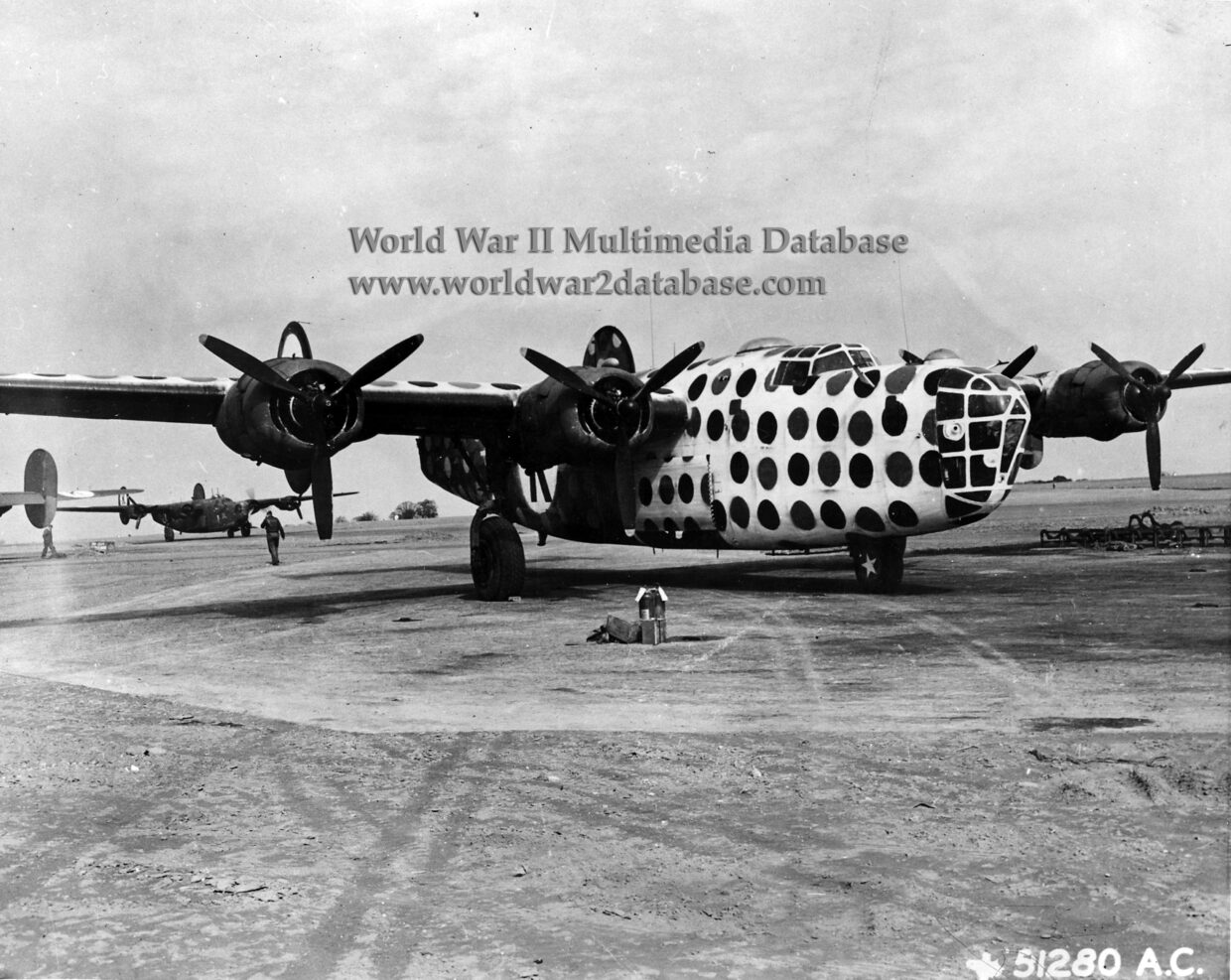 Consolidated B-24D Liberator “First Sergeant“ of 458th Bomb Group
