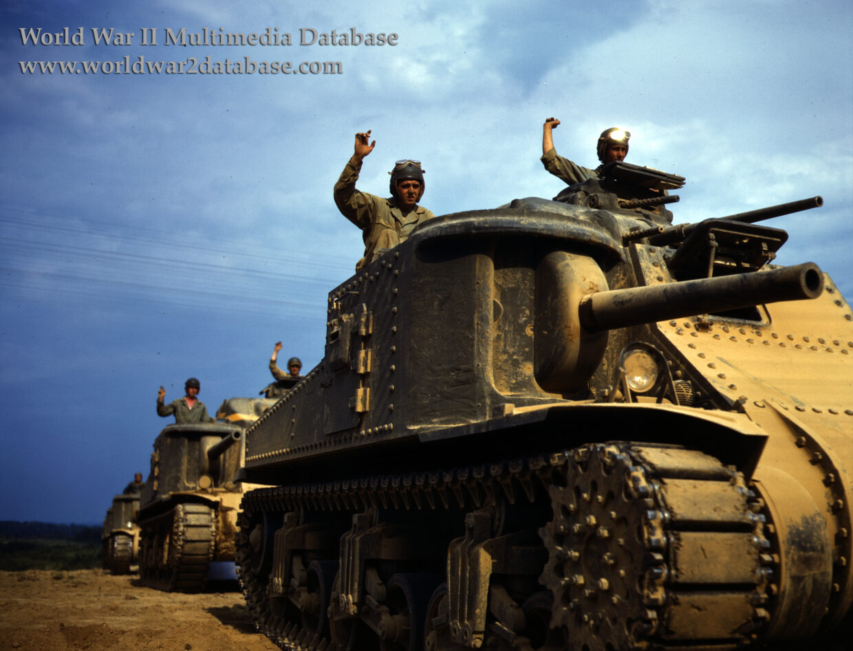 M3 Medium Tanks at Fort Knox
