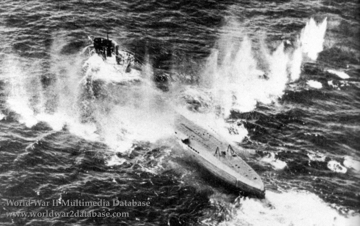 U-71 Under Fire From a Short Sunderland of RAAF 10 Squadron
