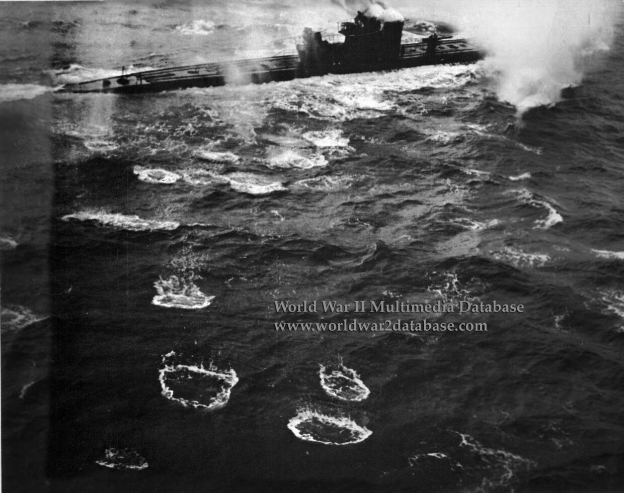 VB-107 Attacks U-848 Off Ascension Island