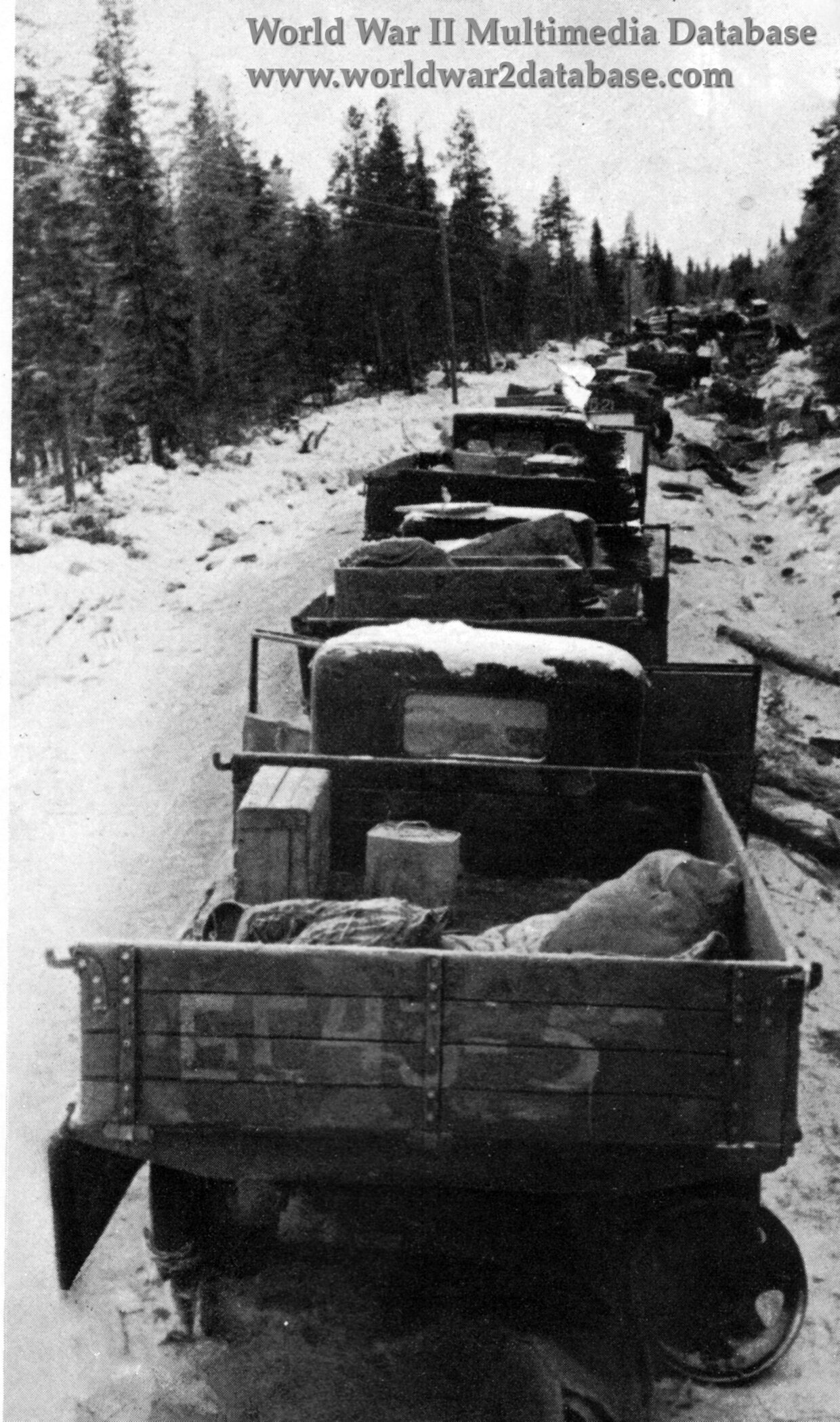 Soviet Trucks Abandoned On the Kemi-Salla Road