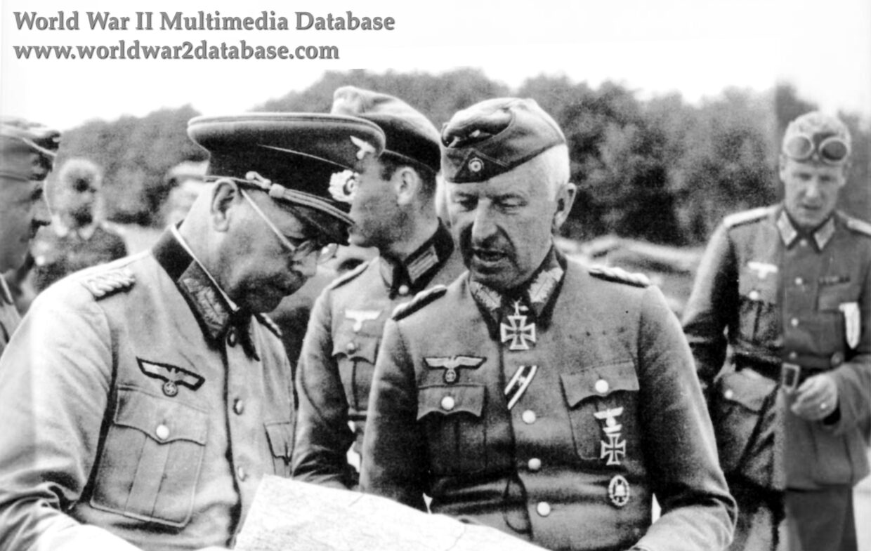 General Erich Von Manstein and Generalmajor Erich Brandenberger On The Opening Day of Operation Barbarossa