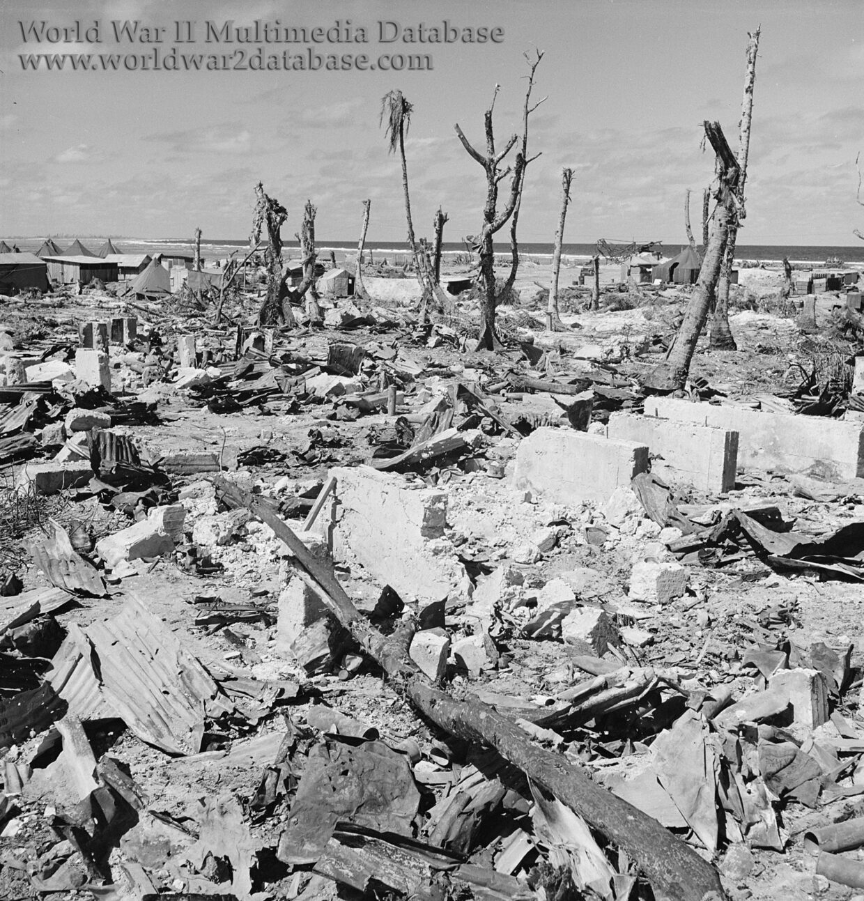 Devastation of Kwajalein