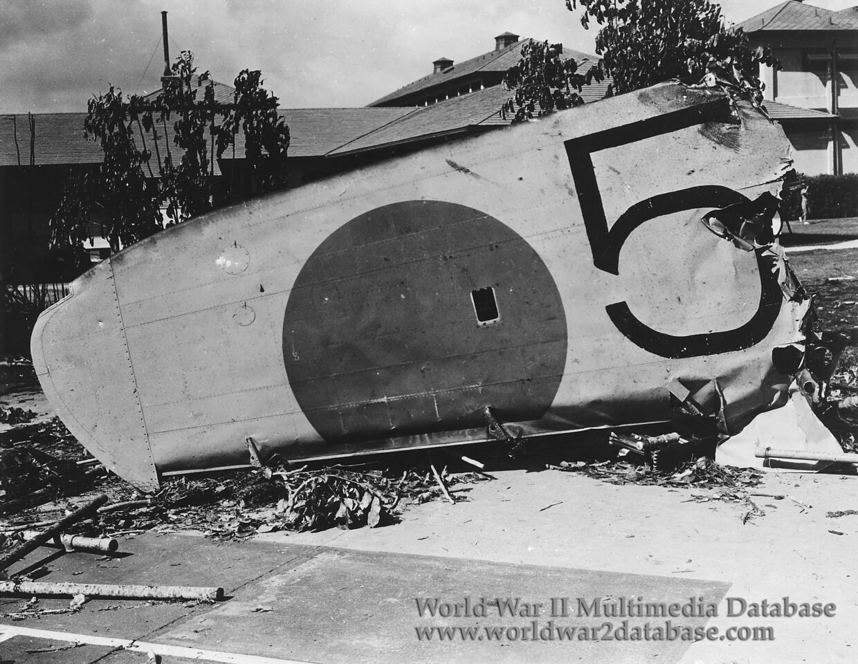 Nakajima B5N2 Type 97 Attack Bomber Shot Down at Hospital Point