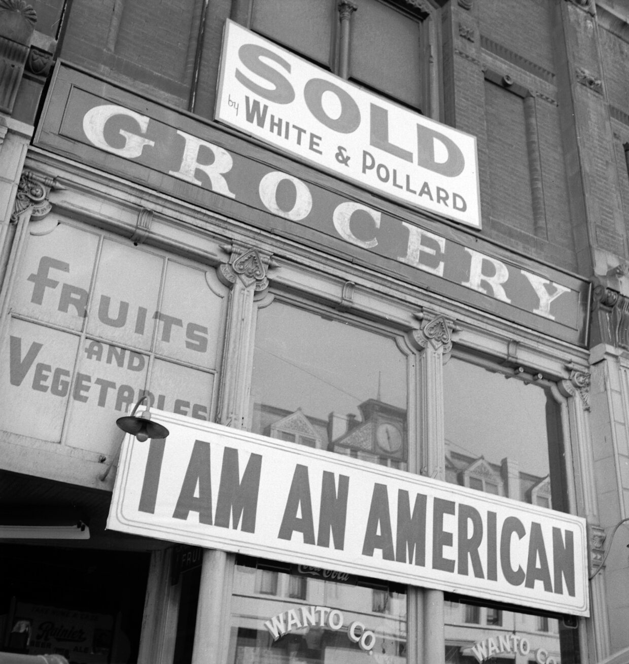 Japanese American Grocery Proclaims “I Am An American“ as they Sell The Store Prior to Internment