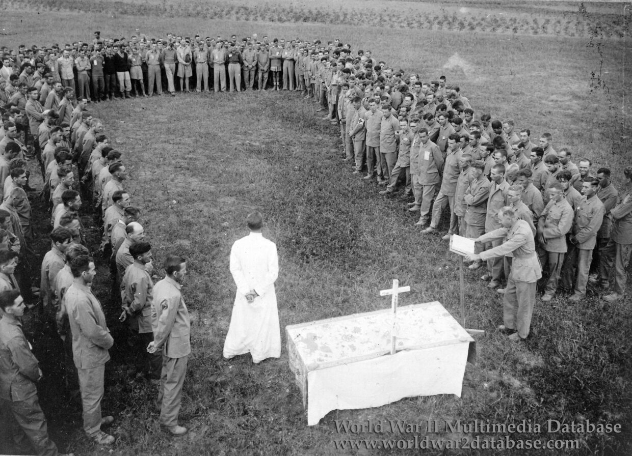 Memorial Service in Prisoner of War Heito Camp #3