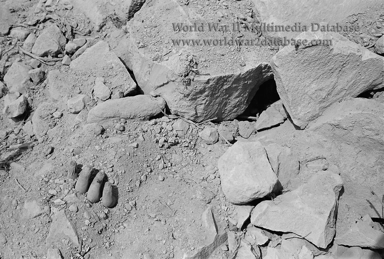 Buried Hand on Iwo Jima
