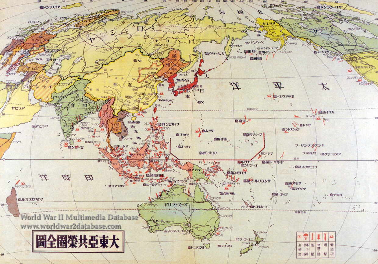 Japanese Pacific War Map