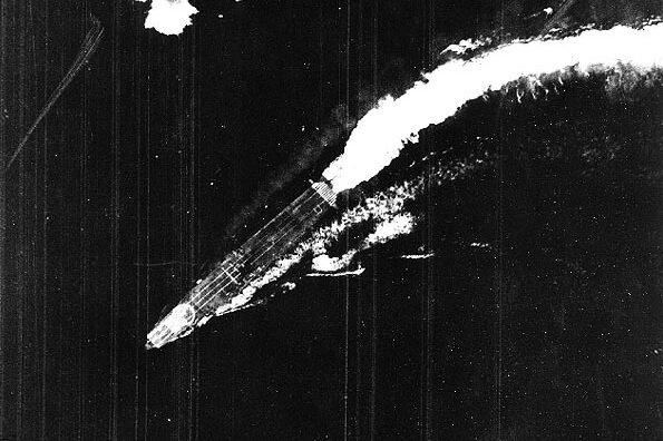 B-17E Flying Fortress Attacks Hiryu